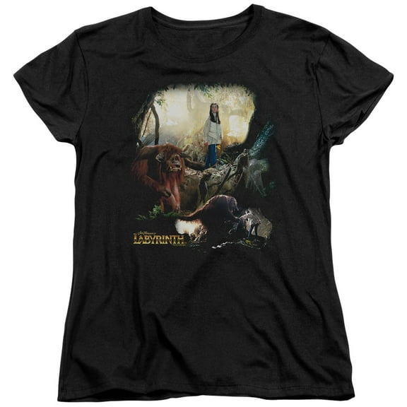 Labyrinth - Sarah & Ludo - Women's Short Sleeve Shirt - Large