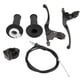 thumbnail image 2 of Conjunto de Cable de Acelerador de Palanca de Embrague de Freno ANGGREK 7/8in Antidesgaste Negro Mate para Bicicleta de Cross 250cc, 2 of 8