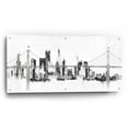 thumbnail image 2 of Epic Art 'Bridge And Skyline Silver' by Avery Tillmon,  Acrylic Glass Wall Art, 48"x24", 2 of 8