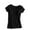 Black, variant on breaise Womens Maternity Nursing Short Sleeve Tops Built in Bra for Breastfeeding Maternity Sleepwear Button Down Nightgown