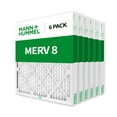 thumbnail image 3 of Mann+Hummel 16x16x2 MERV 8 Pleated HVAC AC Furnace Air Filters. 6 Pack. (Exact Size: 15.5 x 15.5 x 1.75 Inches), 3 of 6