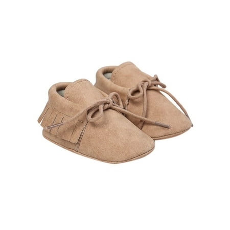 - Sweetsmile Newborn Infant PU Moccasin Fashion Tassel Shoes Baby Boy Girl Soft Sole Leather Shoes 0-18M