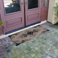 thumbnail image 2 of Rubber-Cal Traditional Fleur de Lis French Mat Large Front Door Mat, 24 by 57-Inch, 2 of 5