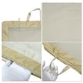 thumbnail image 3 of Unique Bargains 1 Pc Portable Packing Cube for Luggage 17.72"x4.72"x12.99" Khaki, 3 of 6