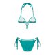 thumbnail image 5 of Traje de baño de verano para mujer, de color liso, con cojín en el pecho y sin soporte de acero, sin espalda, con tirantes, de nailon., 5 of 6