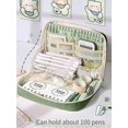 thumbnail image 2 of 1pc Beige Multi-layered High Capacity Pencil Case For Boys And Girls, Middle And High School Students, Multiple Functions Storage Bag For Primary Stud, 2 of 4