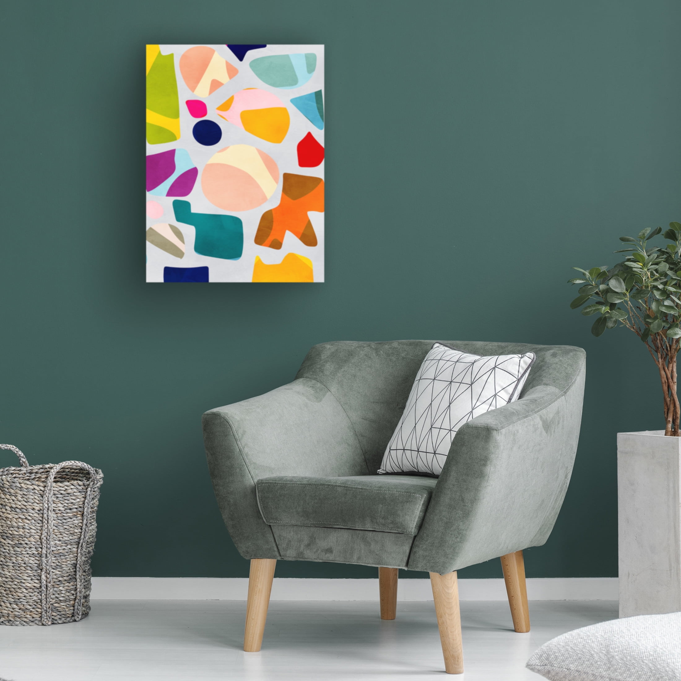 Trademark Fine Art Ana Rut Bre Summer cut outs Canvas Wall Art