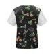 thumbnail image 4 of Mujeres moda verano Sexy pliegue impreso regular mujeres manga corta cuello en V botón Top OAVQHLG3B Store  lin121212, 4 of 4