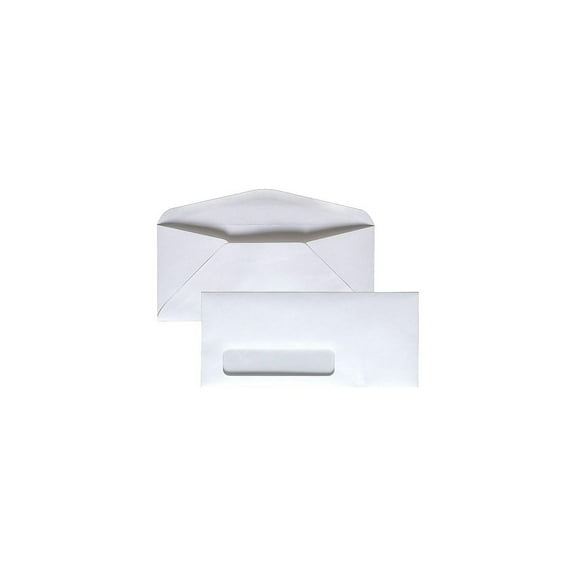 Staples Gummed #9 Business Envelope 3 7/8" x 8 7/8" White Wove 500/Box 1000/Carton ST351470N-CCVS