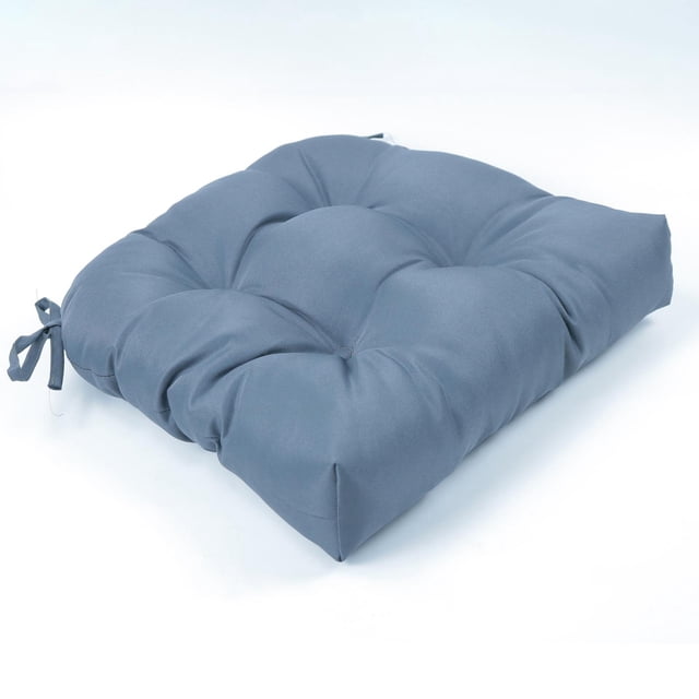 Cojín para patio DYNWAVEMX impermeable para silla 17x17 pulgadas Gris oscuro Cojín del asiento