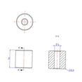 thumbnail image 4 of Silicone Spacer,Silicone Bed Silica Temperature Resistant Compatible 4pcs Silicone Bed Resistant Compatible With Bed Silica Column 16mm Temperature Resistant Column 16mm Temperature 3d Printer, 4 of 5