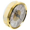 thumbnail image 2 of Round silent clock insert for precise timekeeping, golden metal, 1 pack, 2 of 5