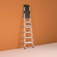 thumbnail image 2 of Cosco 8 ft. Signature Series Aluminum Folding Step Ladder with Leg Lock & Handle, 300 lb. Type IA Duty Rating, 2 of 10