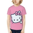 thumbnail image 7 of Hello Kitty T Shirts For Girls Boys, 3d Print Cartoon Graphics T Shirt, Youth Crewneck T-Shirt, Unisex Short Sleeve Top Tees Age 4-16 Years, 7 of 7