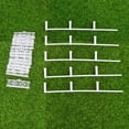 thumbnail image 2 of OULII elegant fence decor Fence Model White 1 Set 39.37*11.81*1.97in for Home Display, 2 of 5