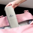 thumbnail image 5 of MERILER 4-Piece Travel Bottle Set - Pink Plastic, Shampoo, Lotion, Toothbrush Container for Airplane Carry-On, 5 of 7