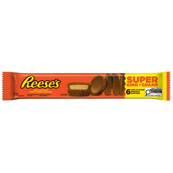 Reese's Peanut Butter Cup Super King 119g, 144pk, Reese's PBC Super King