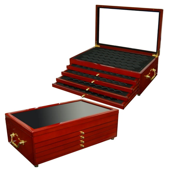 Oak Display Box for 280 Quarters