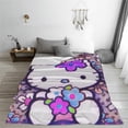 thumbnail image 7 of Hello Kitty Blanket Kawaii Cat Throw Blanket for Girls Kids, Super Soft Fleece Warm Cozy Plush Gifts Blankets for Couch Sofa Bed, 7 of 7