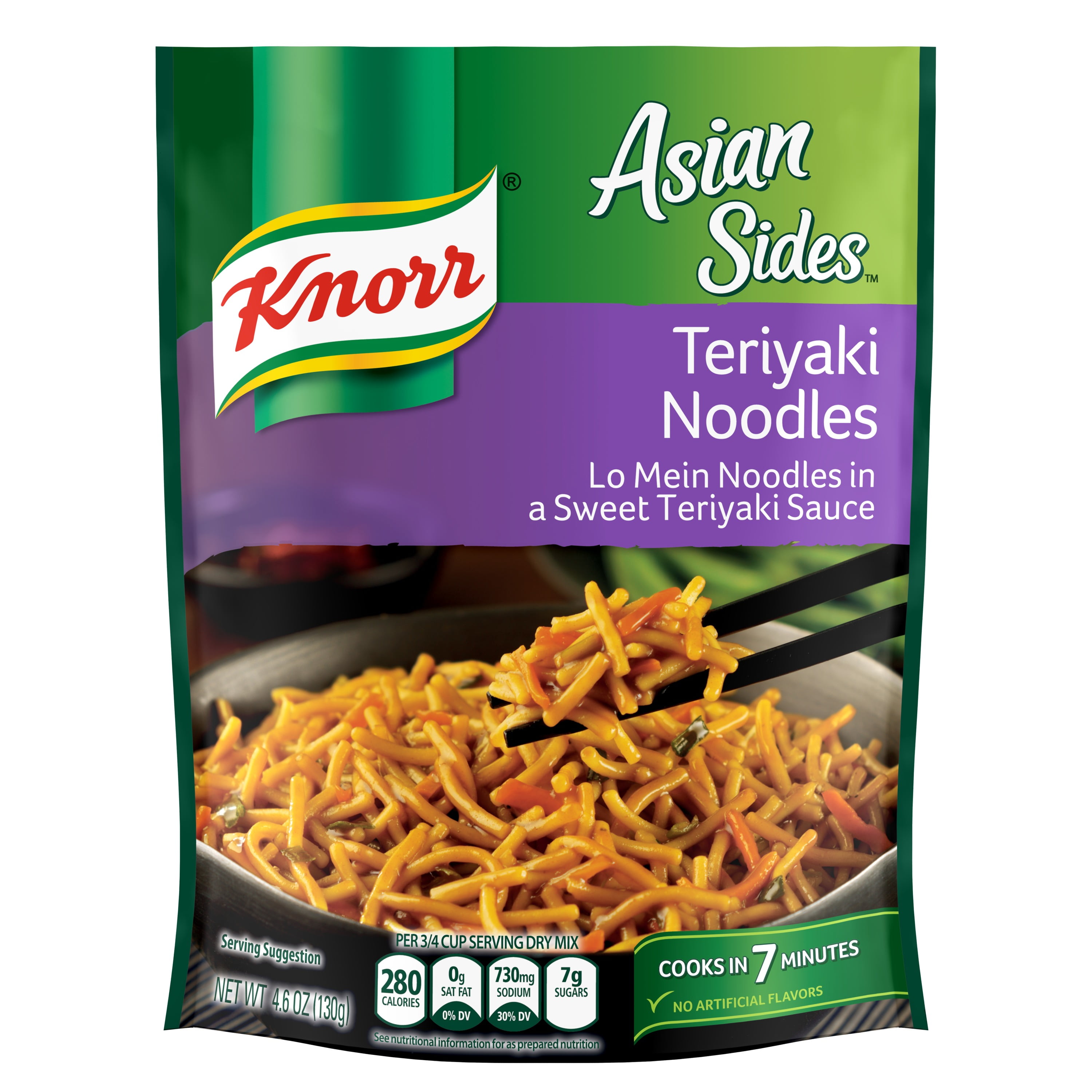 Knorr Asian Pasta Side Dish Teriyaki Noodles 4.6 oz