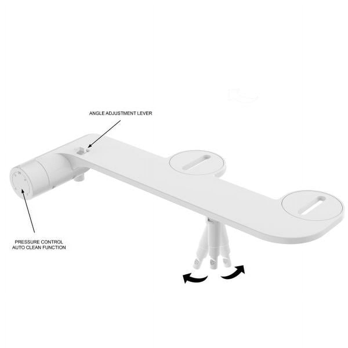 Freshbidet Non electric Bidet Attachment White Adjustable Angle
