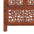 thumbnail image 3 of vidaXL Room Divider 4 Panel Folding Privacy Screen for Office Solid Wood Mango, 3 of 6