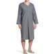 thumbnail image 2 of Muslim Sleepwear Men's V-neck Pajamas Long Sleeves Nightgown Loose Sleep Robes, 2 of 5