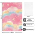 thumbnail image 2 of 4 Pcs Funny Kitchen Towels,Colorful Cloud Star Pattern Microfiber Dish Towels,Kitchen Tea Towels,Kitchen Towel Set (18" X 26"), 2 of 7