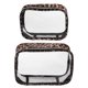 thumbnail image 1 of FUTUREORYY 2Ud Bolsa Transparente Leopardo Para Cosméticos Con Cierre De Cremallera Y Asa, 1 of 6