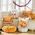 thumbnail image 3 of DaShan Fall Pumpkin Throw Pillow Covers 20x20 Set of 4,Thanksgiving Autumn Pillow Cases for Bedroom Sofa Couch, 3 of 6