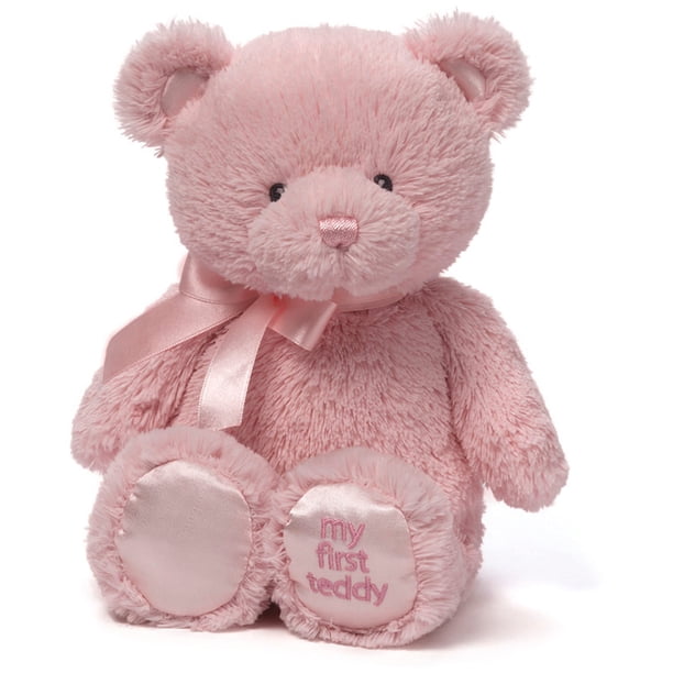 Peluche GUND My First, oso de peluche para bebés, color rosa, 25 cm