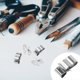 thumbnail image 3 of 50 Pcs Stainless Wire Rope Clips Solar Power Cable Clips Trailer Frame Wire Clip, 3 of 3