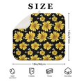 thumbnail image 4 of Sunflower Floral Dish Drying Mat for Kitchen Sink, Foldable Microfiber Pad, Absorbent Rack Drainer Mat for Countertop Use, 16x18 Inch, 4 of 7