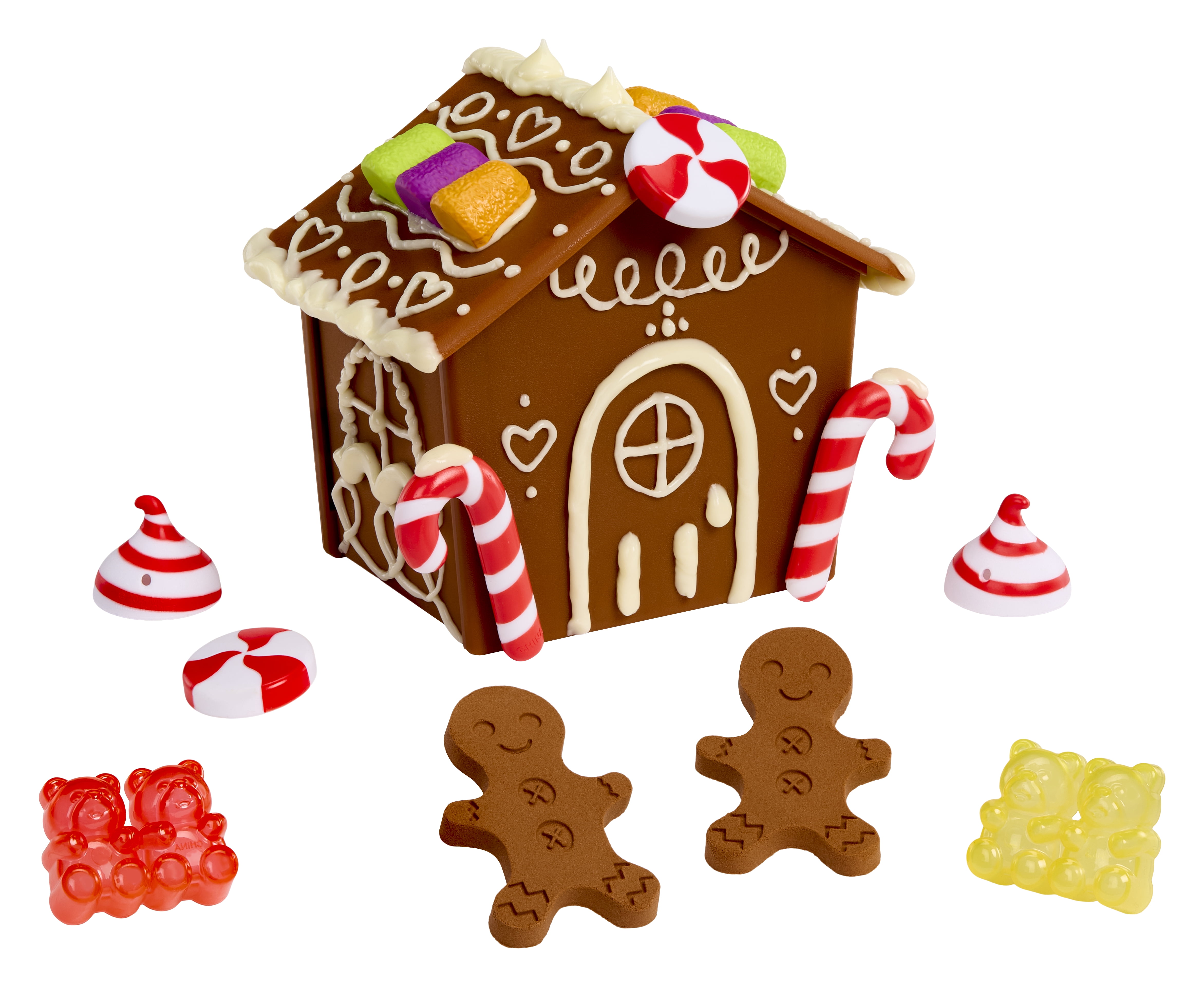 Little Tikes Creative Chefs Gingerbread House Kit, with Make-It Mix Play Sand, Ages 3+