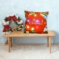 thumbnail image 5 of Holiday LED Pillows Christmas Decorations Light Up Throw Pillows Short Plush Covers Sofa Bed Decor with Multicolor Lights Battery Powered Festive Home Accessories Gifts, 5 of 5