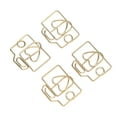thumbnail image 1 of 80PCS Paper Clip Document Note Clip Iron Camera Shaped Cute Bookmarks Planner Clip with Storage Box for Office, 1 of 7