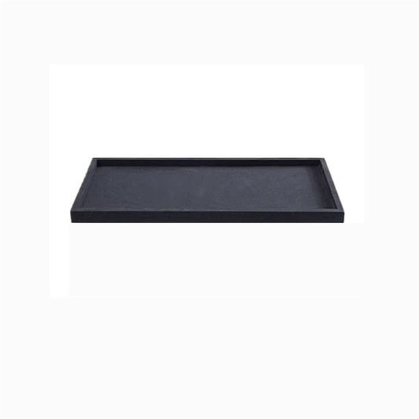 Bandeja de goteo rectangular for plantas, platillo de resina sintética for jardinería doméstica