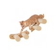 thumbnail image 1 of 2pcs Segmented Curved Cat Scratching Post Cat Climbing Frame Made Of Pine Suitable For Indoor Cat Climbing And Jumping Maximum Load: 12kg(26lb), 1 of 5