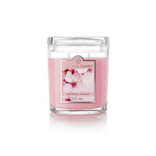 Colonial Candle Scented Jar Candle, Pink Cherry Blossom, 8 oz, Single