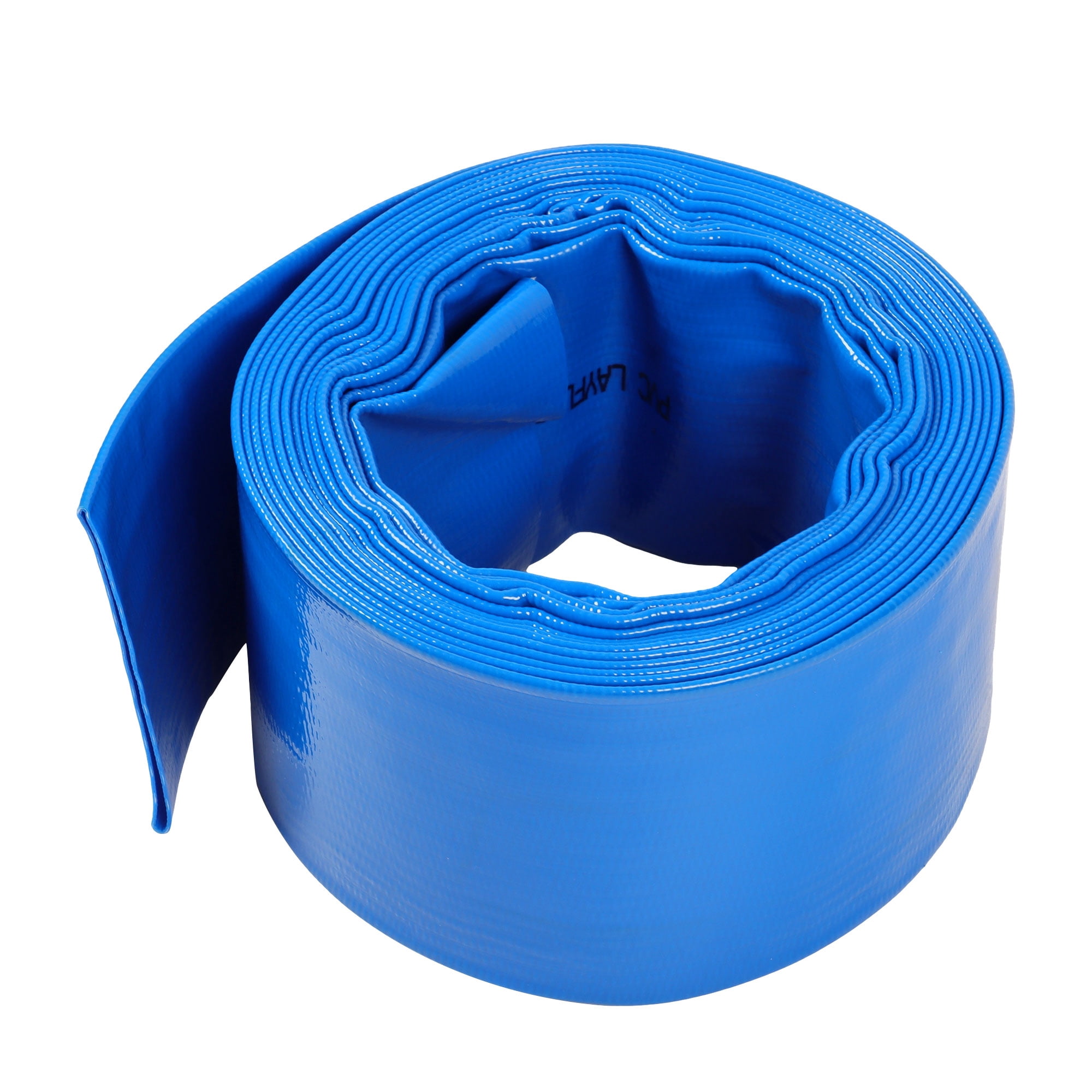findmall 3" x 25FT Irrigation Discharge PVC Hose with Two Hose Collets For Swimming Pool