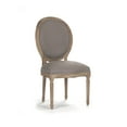 thumbnail image 3 of Zentique B004 E272 A048 Medallion Grey Linen Side Chair- 21 x 40 x 21 in., 3 of 3