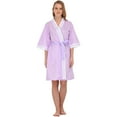 thumbnail image 1 of Ezi Women's 'Stacy' Gingham Cotton-rich Short House Robe, 1 of 5