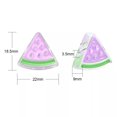 thumbnail image 4 of U8MO 35x Resin Transparent Watermelon Slice Bead for Hair Accessories Jewelry Making, 4 of 6