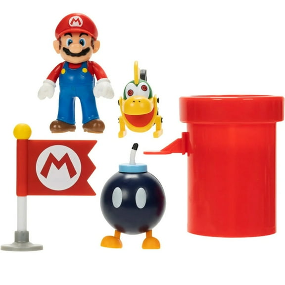 World of Nintendo 2 1/2-Inch Bowser's Airship Deck Playset