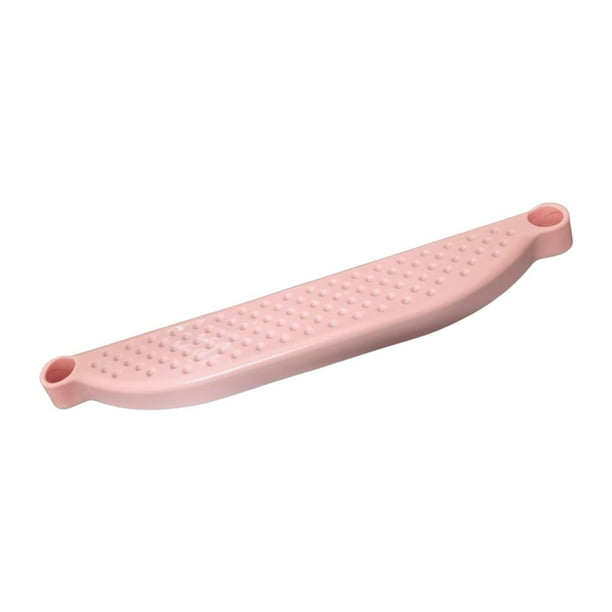 Reposapiés para silla alta, fácil de instalar, portátil, cómodo y profesional. Rosa