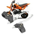 thumbnail image 4 of Brake Handle Lever, Handlebar Brake Lever Aluminium Alloy Wear Resistant 22mm Universal Left Right  For 47cc 49cc Mini Pocket Dirt Bike ATV ANGGREK Bicycle Handlebar Brake Lever, 4 of 8