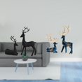 thumbnail image 2 of Estatua de reno,Estatua de reno negro,decoración del hogar,arte y artesanía,Estatua de ciervo alce,Figuras de alce y ciervo,decoración del hogar,estatuas de resina,Estatua de escultura, 2 of 8