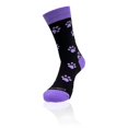 thumbnail image 5 of Purple Paw Print Dog Lover Socks from the Sock Panda, 5 of 5