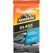 Armor All Automotive Ammonia Free Glass Cleaner Wipes, 20ct Flatpack