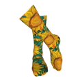 thumbnail image 4 of Kdxio Vibrant Sunflower Painting Funny Silky Novelty Funky Long Knee High Socks Soft 3D Print Cosplay Crazy Stockings for Men Women, 4 of 8